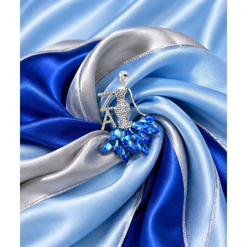Zeta‎ Amicae Brooch Lady Pin
